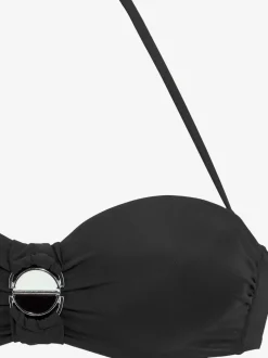 Maillot de bain bandeau à armatures avec bonnets rembourrés