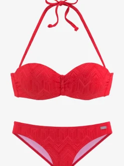 Maillot de bain bandeau à armatures avec bonnets rembourrés et bretelles amovibles