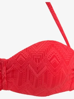 Maillot de bain bandeau à armatures avec bonnets rembourrés et bretelles amovibles