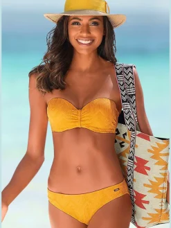 Maillot de bain bandeau à armatures avec bonnets rembourrés et bretelles amovibles