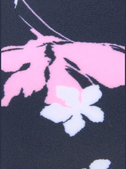 Maillot de bain bandeau à armatures en imprimé floral avec bretelles amovibles