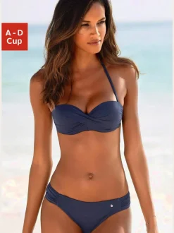 Maillot de bain bandeau avec bonnets amovibles doux