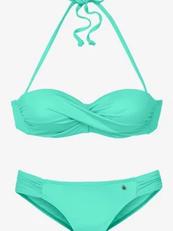 Maillot de bain bandeau avec bonnets amovibles doux