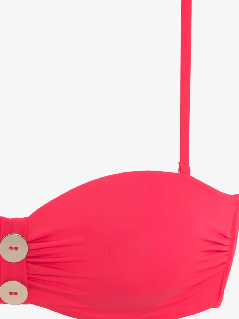 Maillot de bain bandeau rembourré à armatures polyvalent et stylé