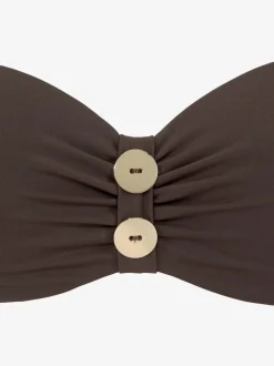 Maillot de bain bandeau rembourré à armatures polyvalent et stylé