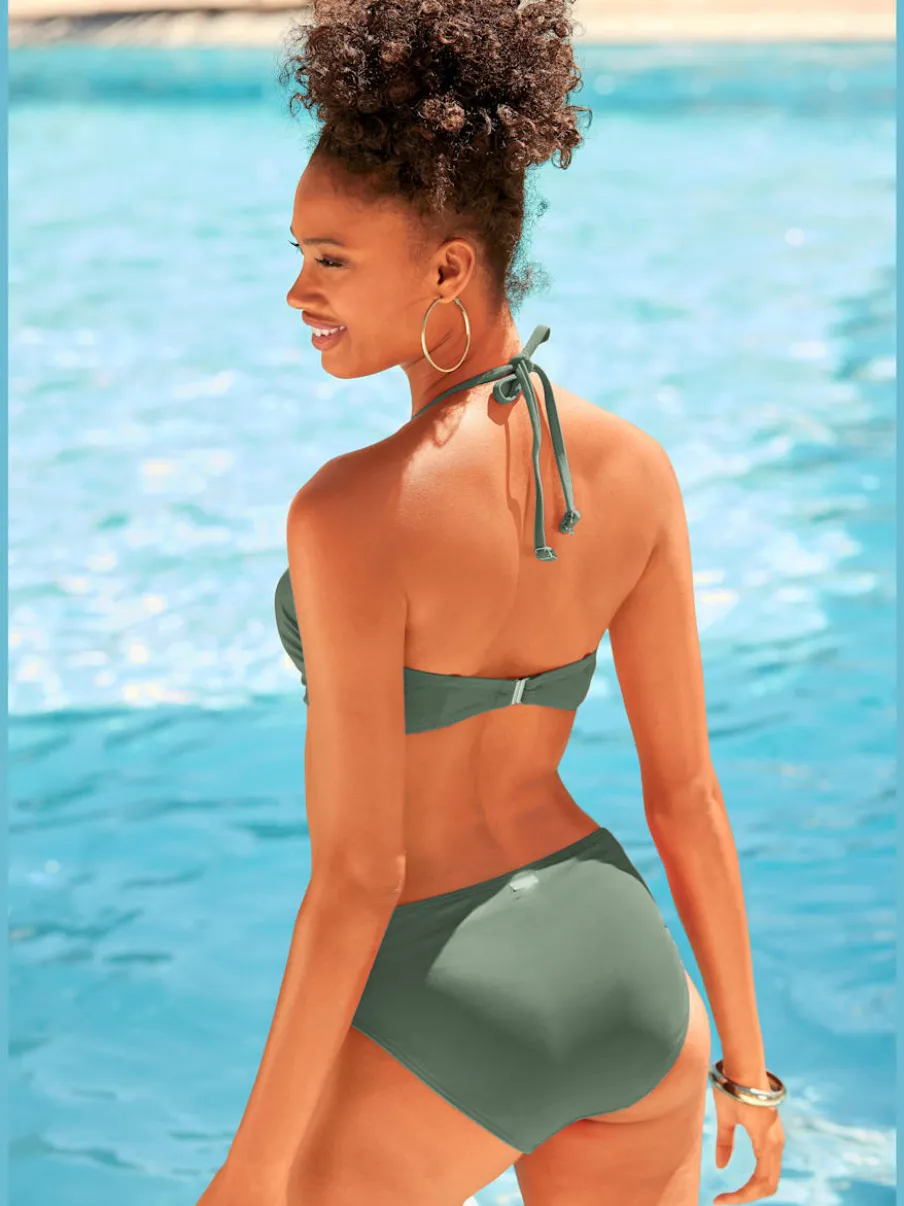 Maillot de bain bandeau rembourré à armatures polyvalent et stylé