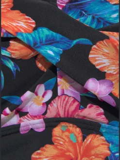 Maillot de bain à bretelles fantaisie et motif floral