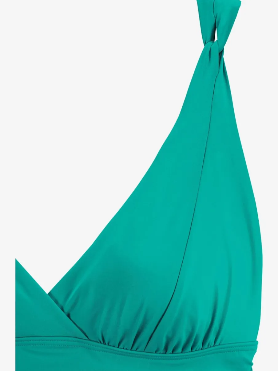 Maillot de bain à col en V avec bonnets souples intégrés