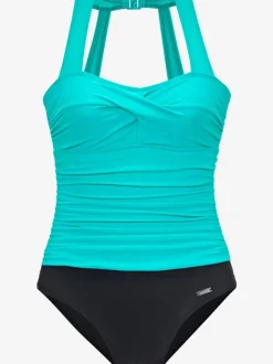 Maillot de bain à col fermé avec bonnets rembourrés
