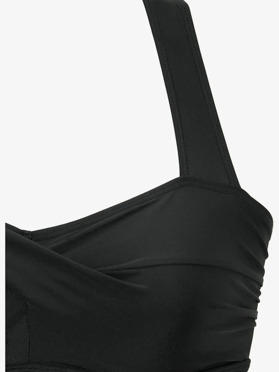 Maillot de bain à col fermé avec bonnets rembourrés
