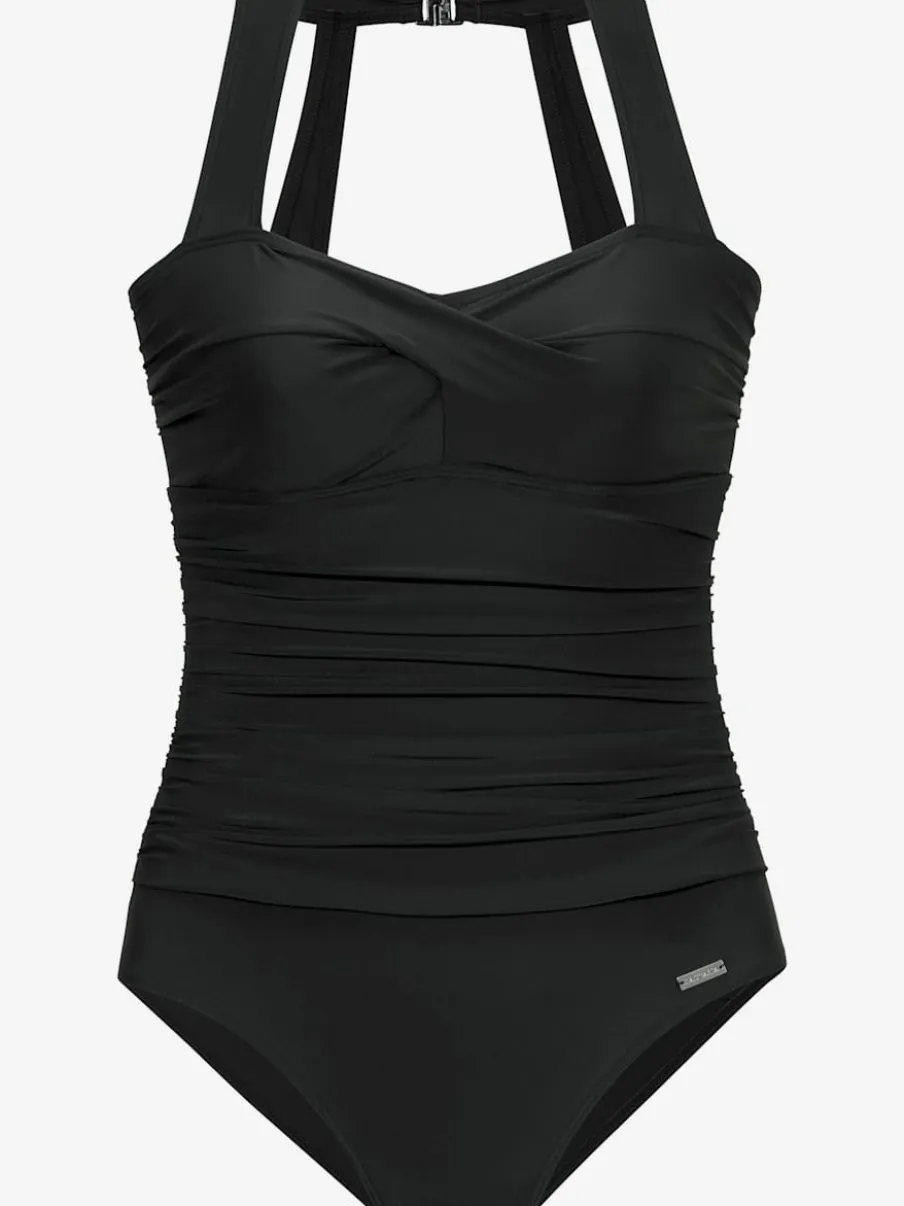 Maillot de bain à col fermé avec bonnets rembourrés