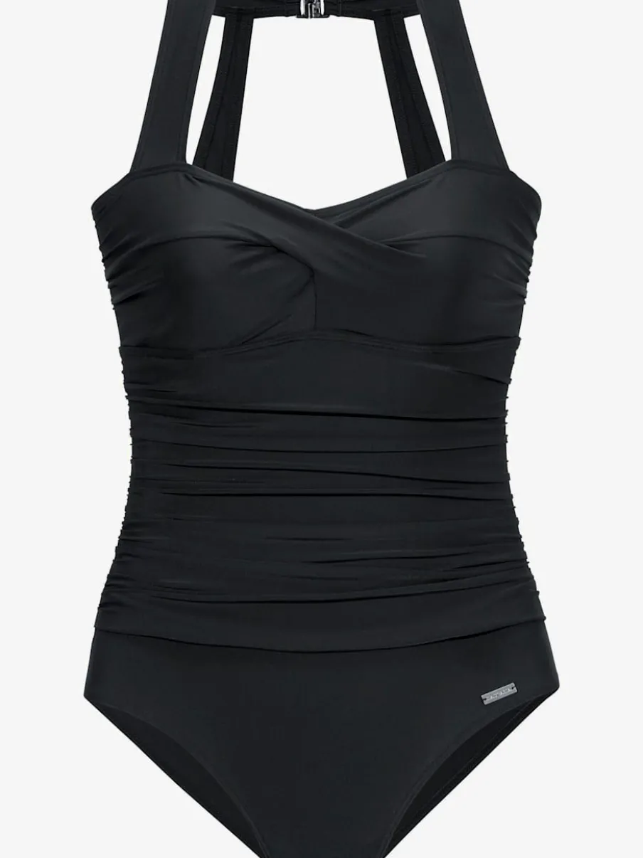 Maillot de bain à col fermé avec bonnets rembourrés