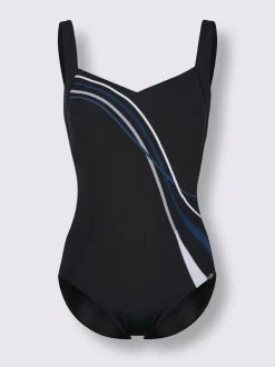 Maillot de bain confortable avec motifs lignes modernes