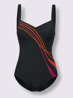 Maillot de bain confortable avec motifs lignes modernes