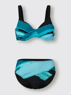 Maillot de bain deux pièces avec armatures et bretelles ajustables