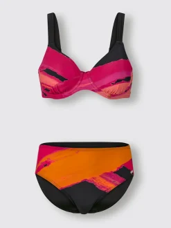 Maillot de bain deux pièces avec armatures et bretelles ajustables