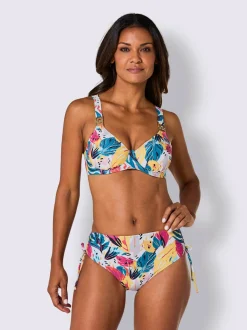 Maillot de bain deux pièces floral avec bretelles réglables