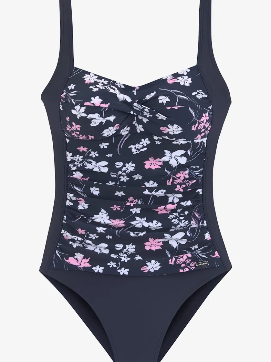 Maillot de bain à fleurs fabriqué en matière recyclée