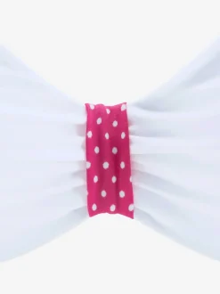 Maillot de bain haut avec renforts et ceinture fantaisie