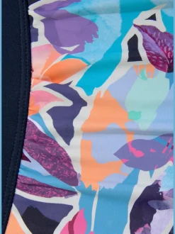 Maillot de bain à imprimé floral avec maintiens intégrés