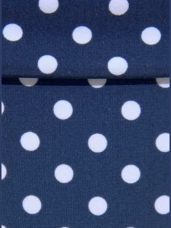 Maillot de bain à motif petits pois avec bretelles réglables