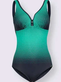 Maillot de bain à motifs et soutien poitrine intégré