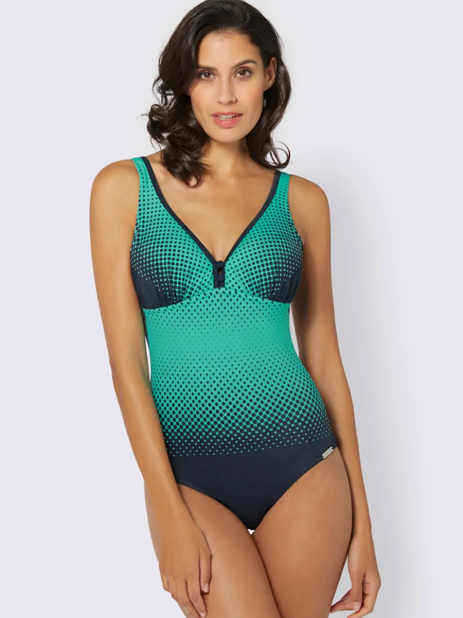 Maillot de bain à motifs et soutien poitrine intégré