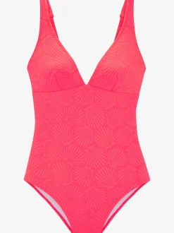 Maillot de bain à structure géométrique avec bonnets réglables