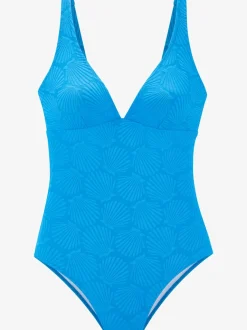 Maillot de bain à structure géométrique avec bonnets réglables
