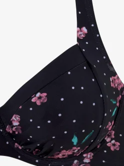 Maillots de bain à armatures avec motifs floraux et pois