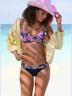 Maillots de bain à armatures avec bonnets réglables et imprimé