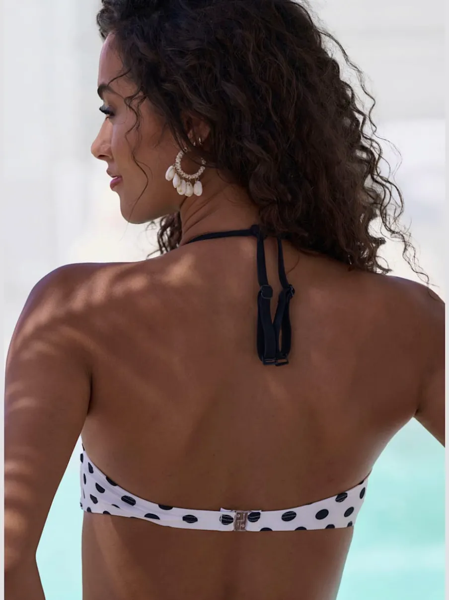 Maillots de bain à armatures motifs contrastés et multiway