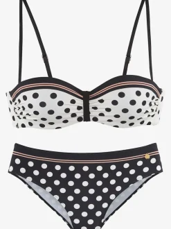 Maillots de bain à armatures motifs contrastés et multiway