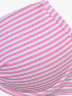 Maillots de bain à armatures rayés avec bretelles réglables