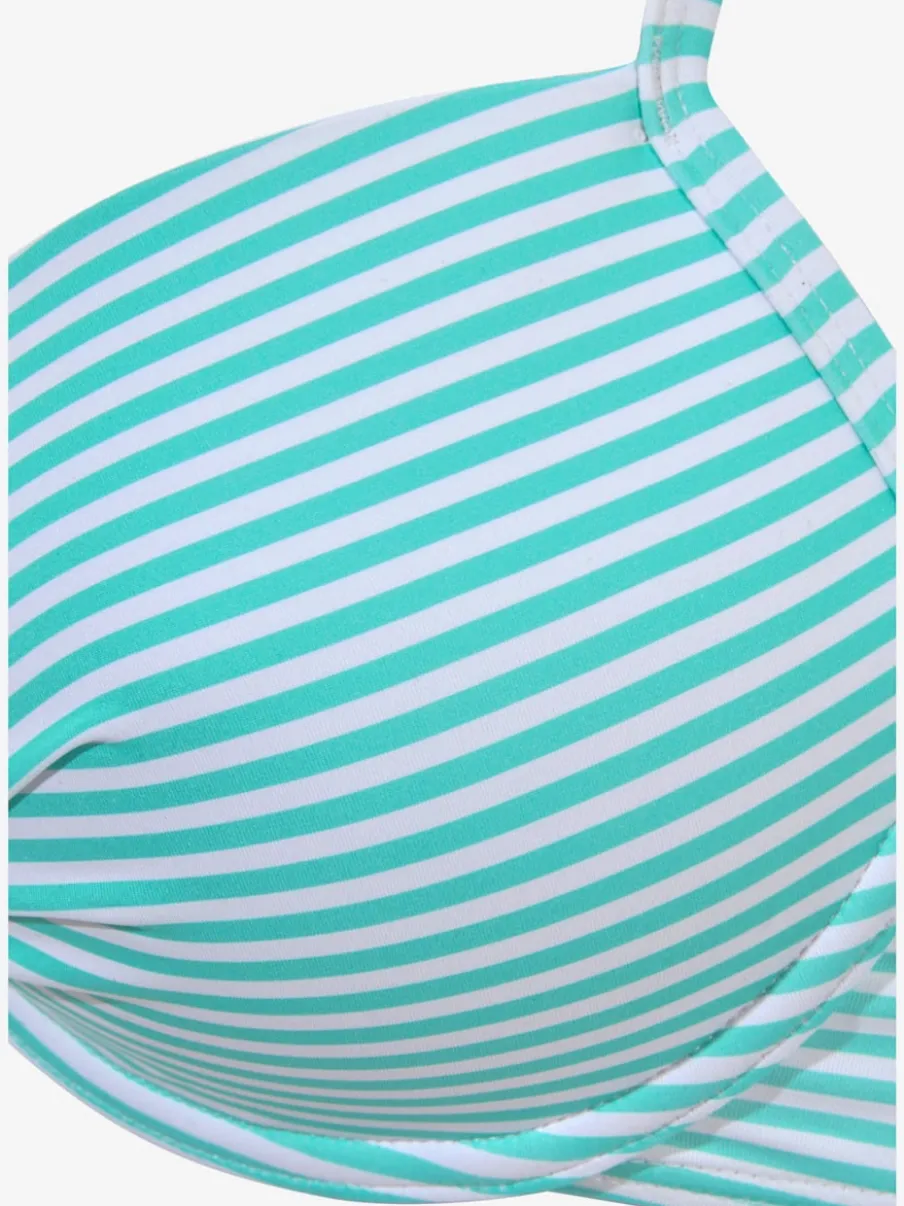 Maillots de bain à armatures rayés avec bretelles réglables