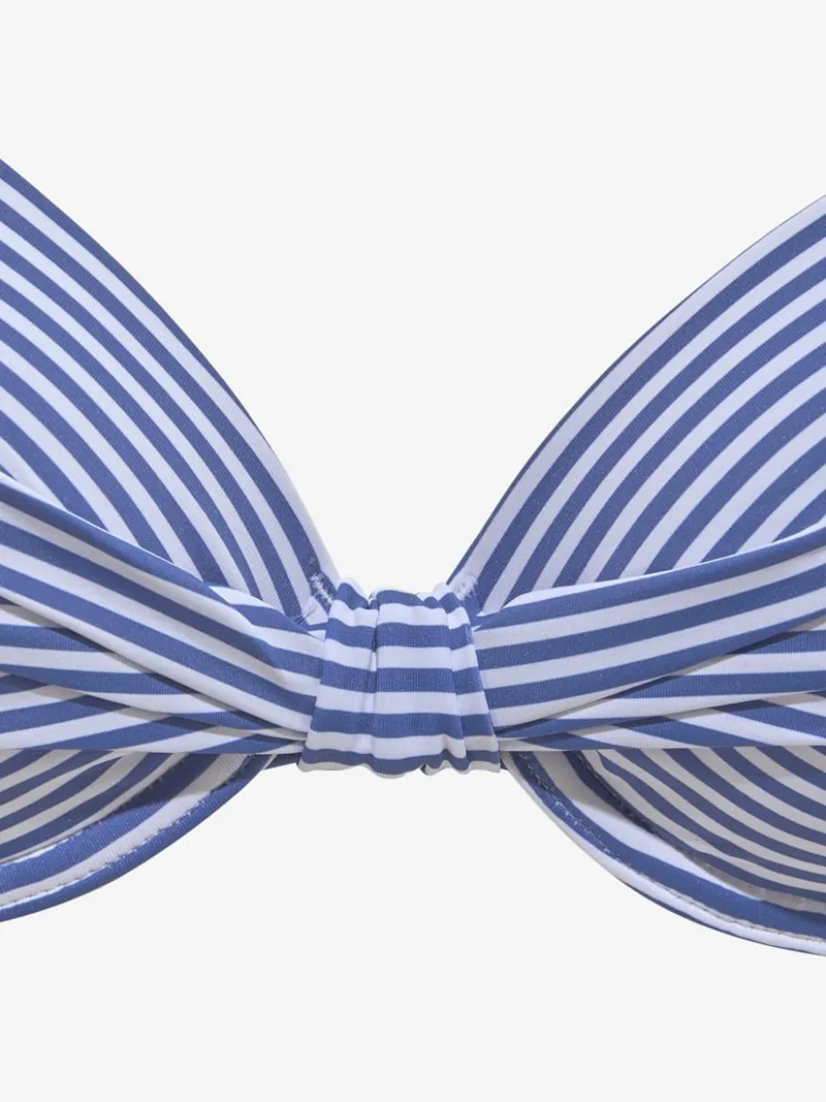 Maillots de bain à armatures rayés avec bretelles réglables