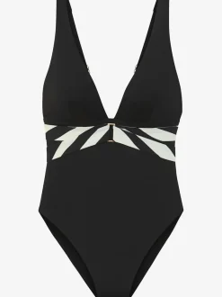 Maillots de bain à col en V avec détails brillants