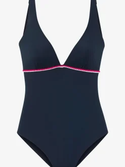 Maillots de bain unis avec cordons et bonnets amovibles