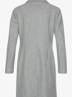 Manteau blazer avec col à revers et boutons imitation corne