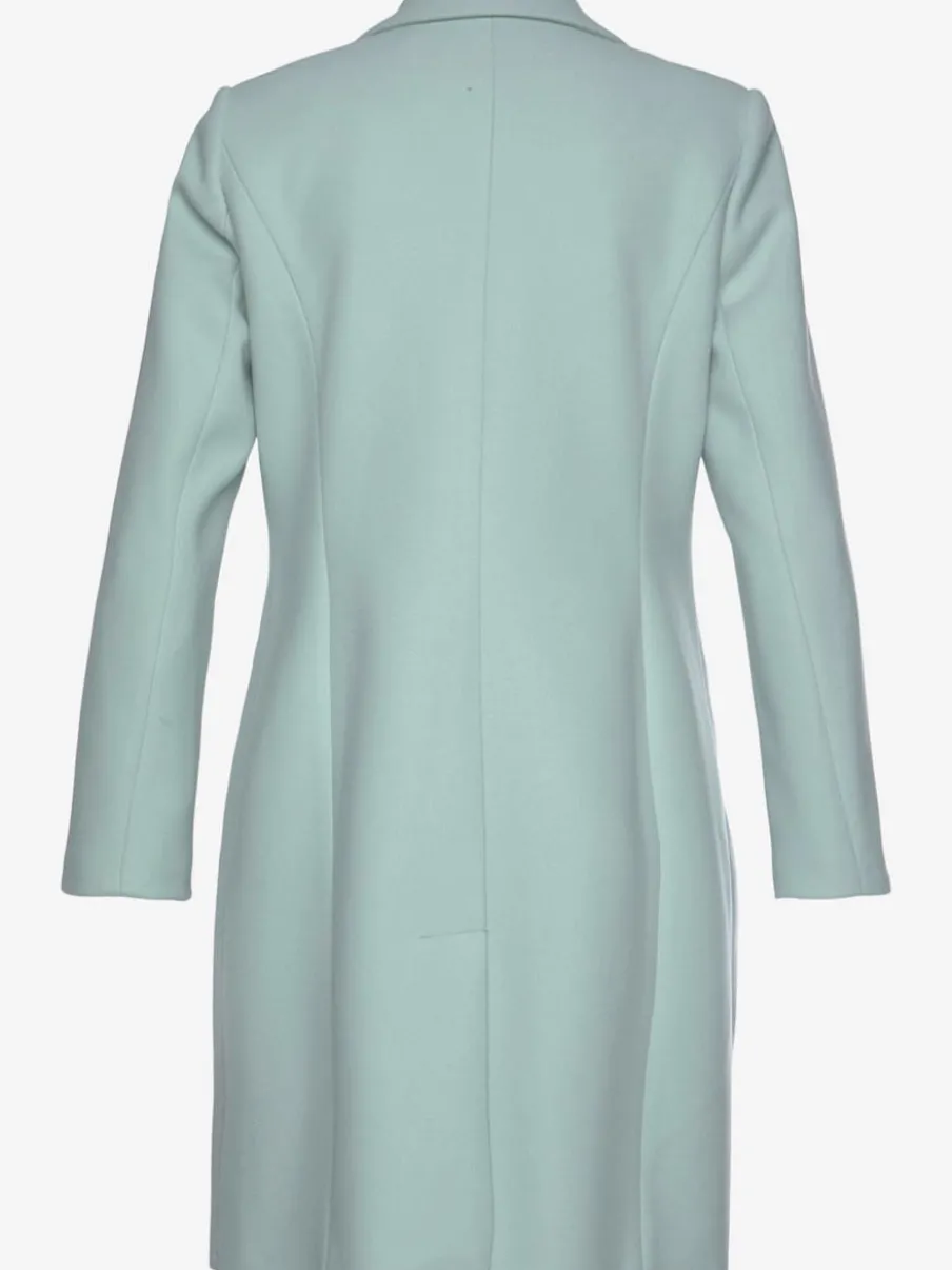 Manteau blazer avec col à revers et boutons imitation corne