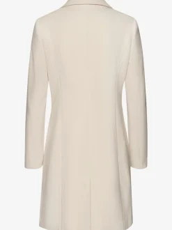 Manteau blazer avec col à revers et boutons imitation corne