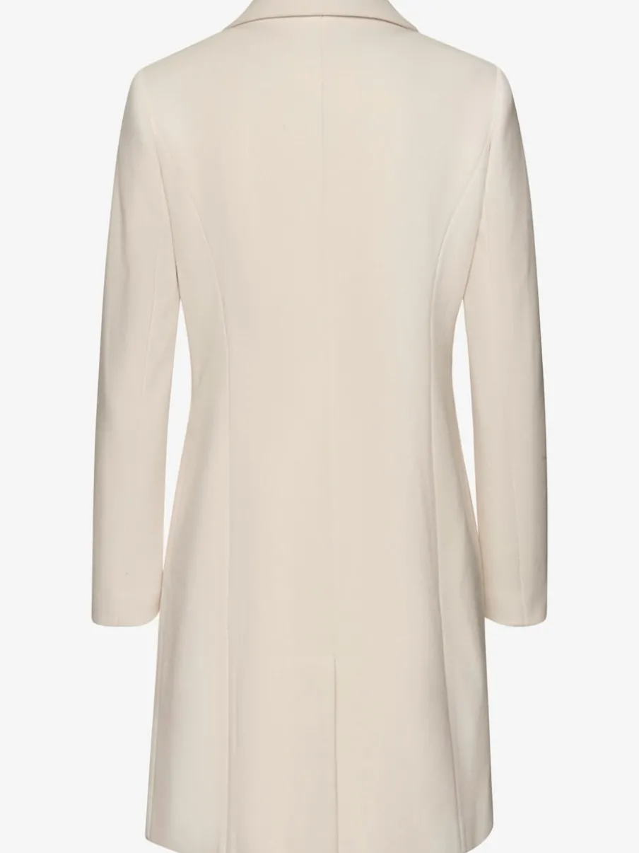 Manteau blazer avec col à revers et boutons imitation corne