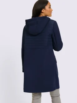 Manteau court piquage inséré