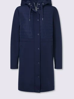 Manteau court piquage inséré