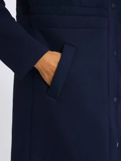 Manteau court piquage inséré