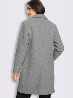 Manteau court qualité bouclée chaude