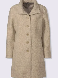 Manteau court qualité bouclée chaude