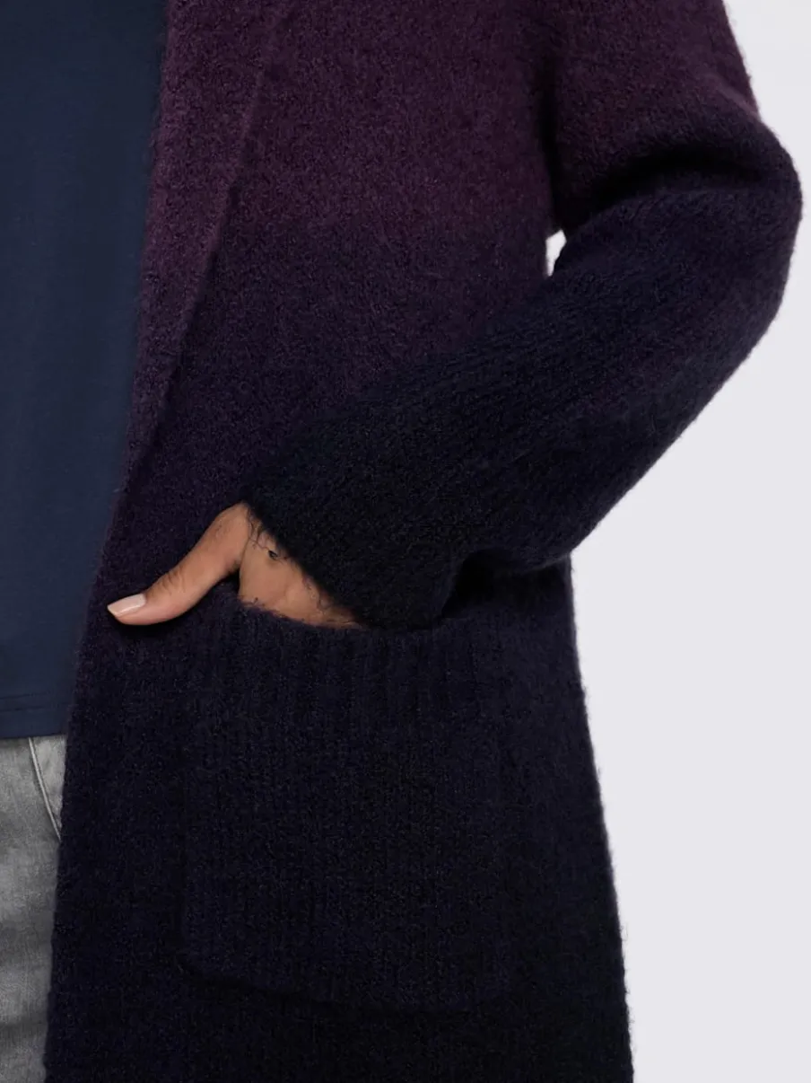Manteau en tricot franges tendance
