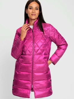 Manteau matelassé avec col montant et poches pratiques