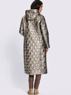 Manteau matelassé motif matelassé tendance